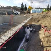 Exterior foundation waterproofing - September 2020