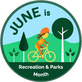 Recreation and Parks month logo