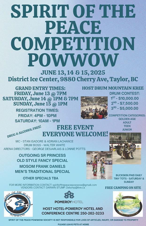 Spirit of the Peace Competition Powwow Poster