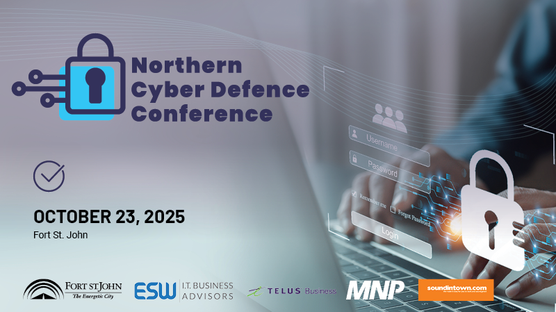 A poster for the upcoming Northern Cyber Defence Conference.
