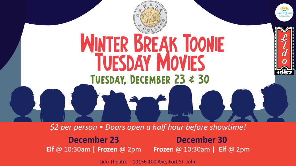 Toonie Tuesday Winter Break Movies