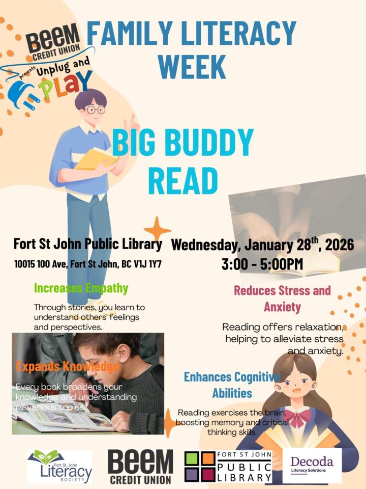 A poster promoting Big Buddy Read.