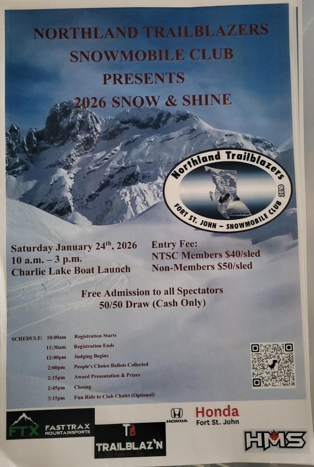A poster promoting the 2026 Snow & Shine.