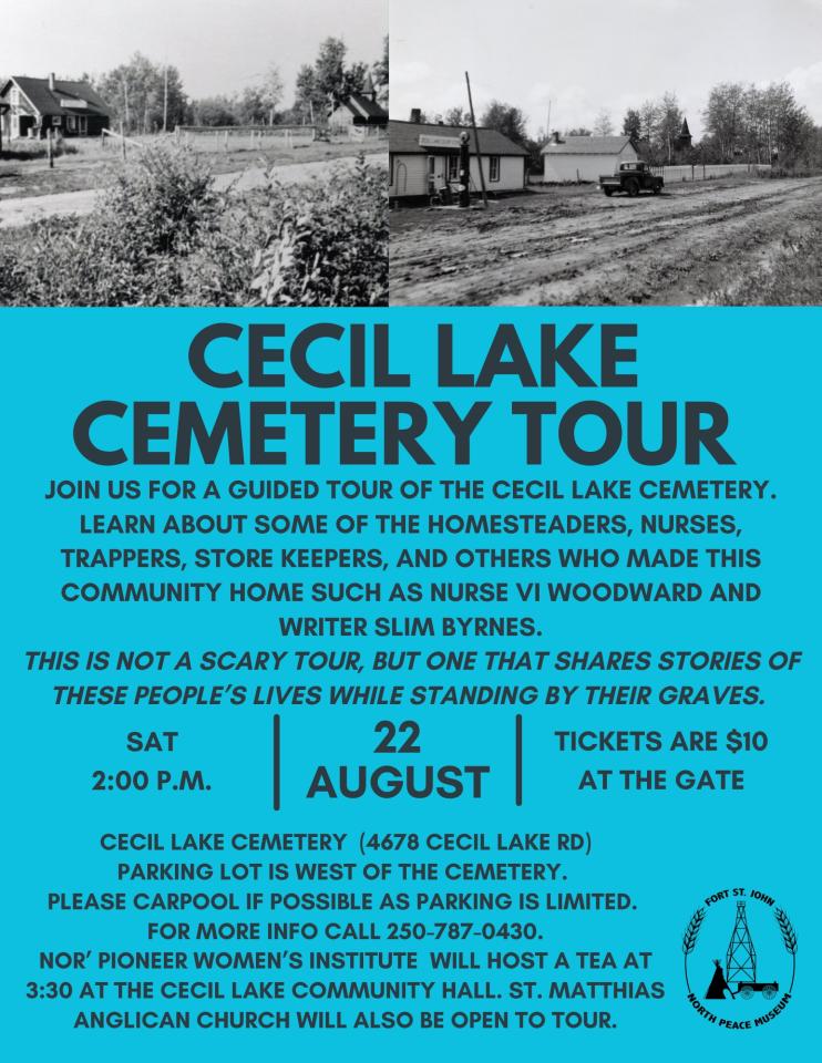 Black and white historical photo Cecil Lake