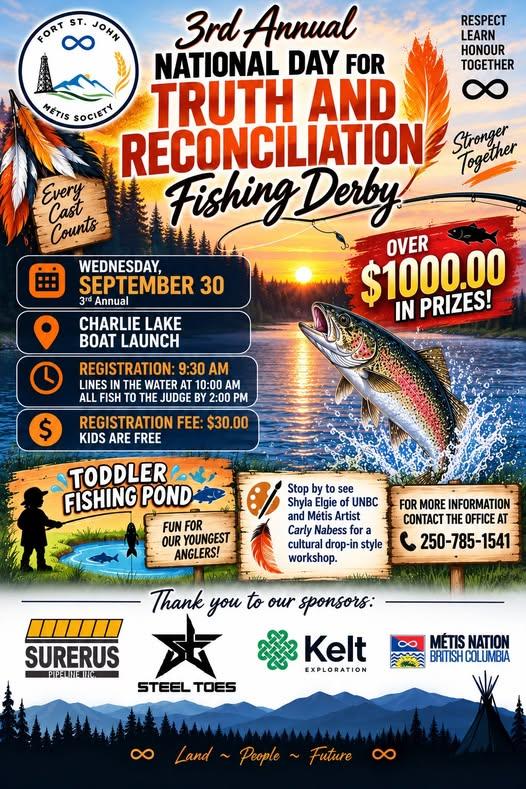 3rd Annual National Day for Truth and Reconciliation Fishing Derby