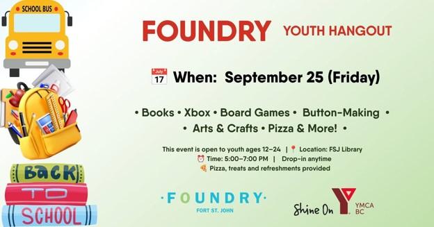 Foundry Youth Hangout @ the Library